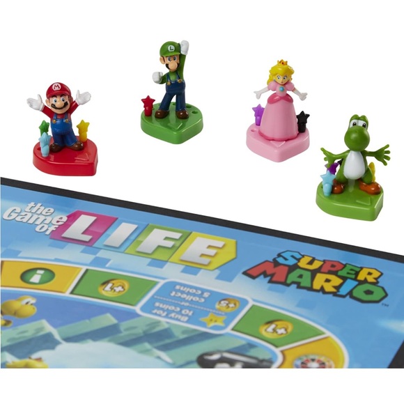 New Hasbro Super Mario Edition Board Game - Green and Red - Picture 7 of 9